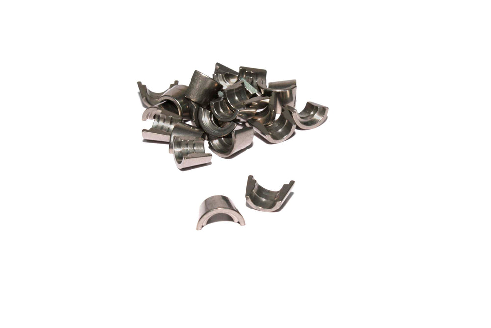 Comp Cams Titanium Set of 12 - 10 Degree, 5/16", Single Groove Locks w/ Lash Cap Recess