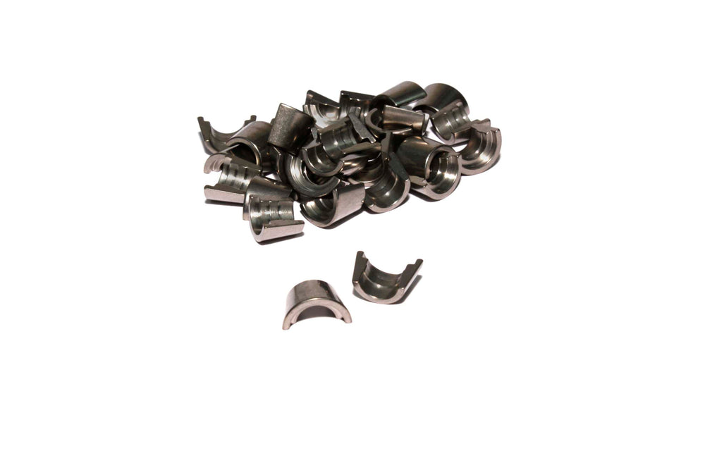 Comp Cams Titanium Set of 16 - 10 Degree, 5/16", Single Groove Locks w/ Lash Cap Recess
