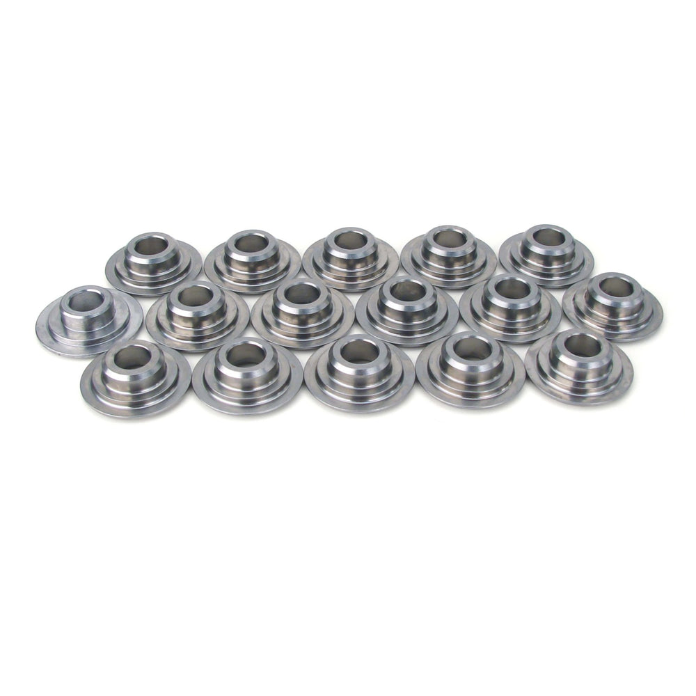 Comp Cams 10 Degree Titanium Retainer Set of 16 for 1.500"-1.550" OD Double Springs 720-16
