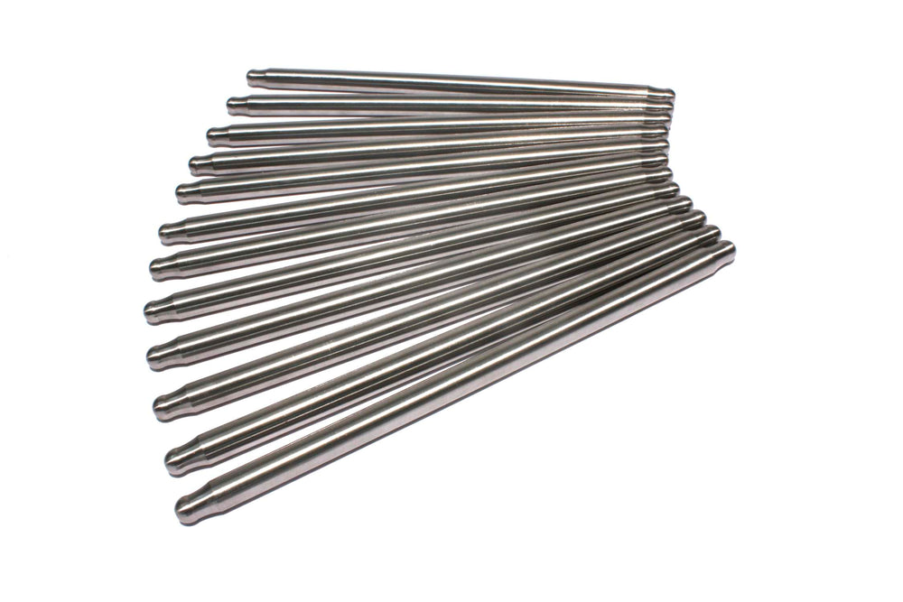 Comp Cams Hi-Tech One-Piece 8.000" Long, .135" Wall, 3/8" Diameter Pushrod Set of 12