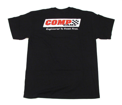 Comp Cams COMP Cams Logo/Engineered to Finish First Medium T-Shirt