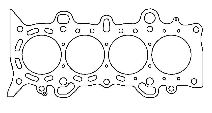 Honda D17A1/D17A2/D17A6/D17A7 .051in MLS Cylinder Head Gasket, 76mm Bore