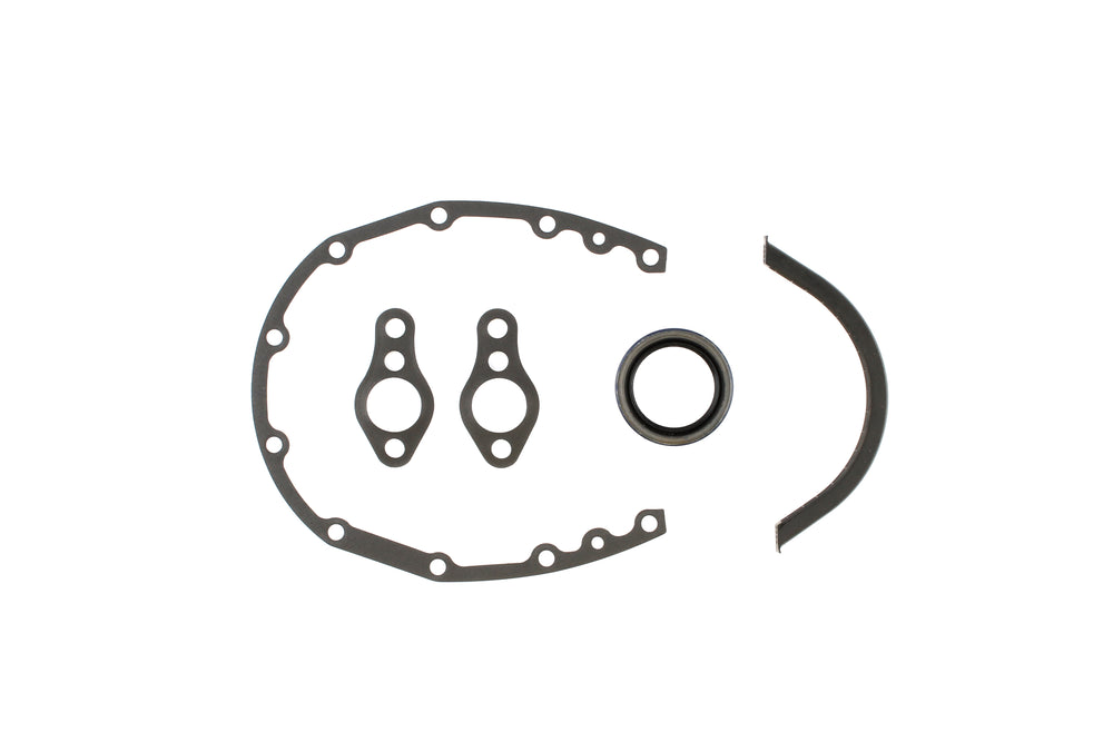 Chevrolet 4.3L Gen-1 90 Degree V6, 1975-1995 Gen-1 Small Block V8 Timing Cover Gasket Kit, With Thic