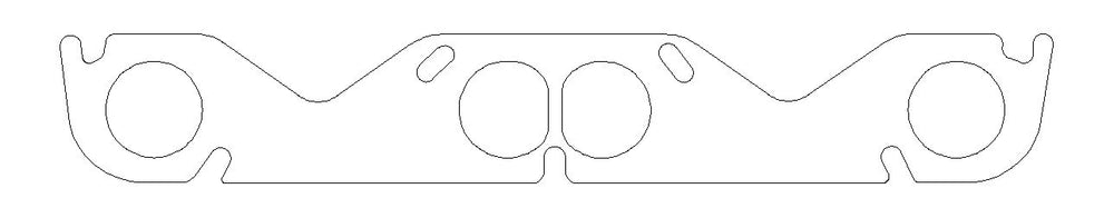 Chevrolet Gen-1 Small Block V8 .064in ArmorCore Exhaust Manifold Gasket Set, 1.810in Round Port, Hooke