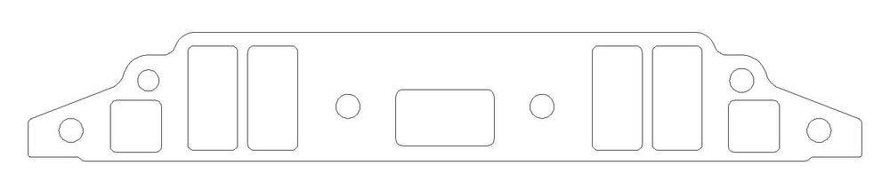 Buick 400/430 Big Block V8 .060in Fiber Intake Manifold Gasket Set