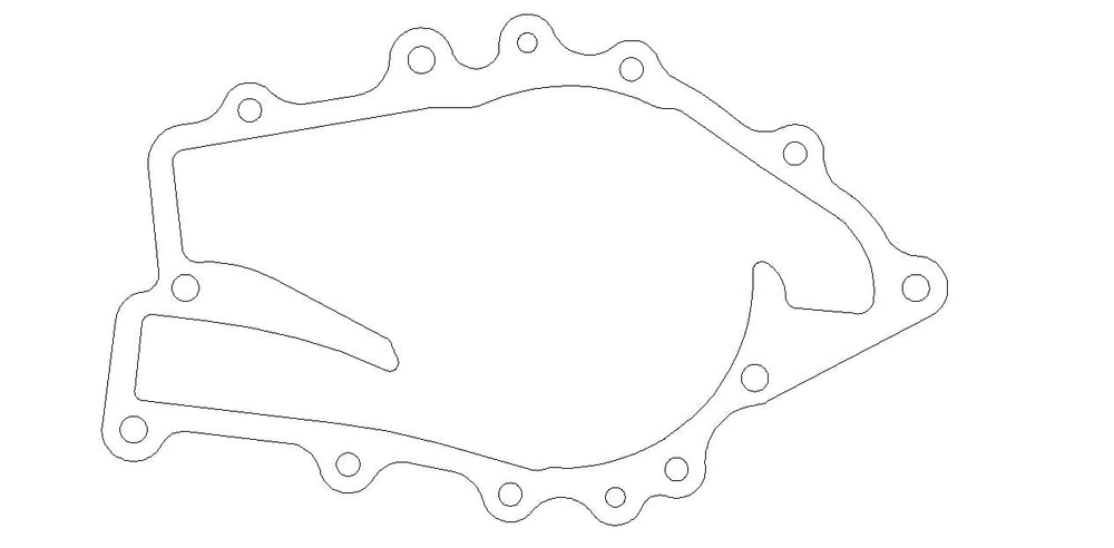 Buick Big Block V8 .031in Fiber Water Pump Gasket