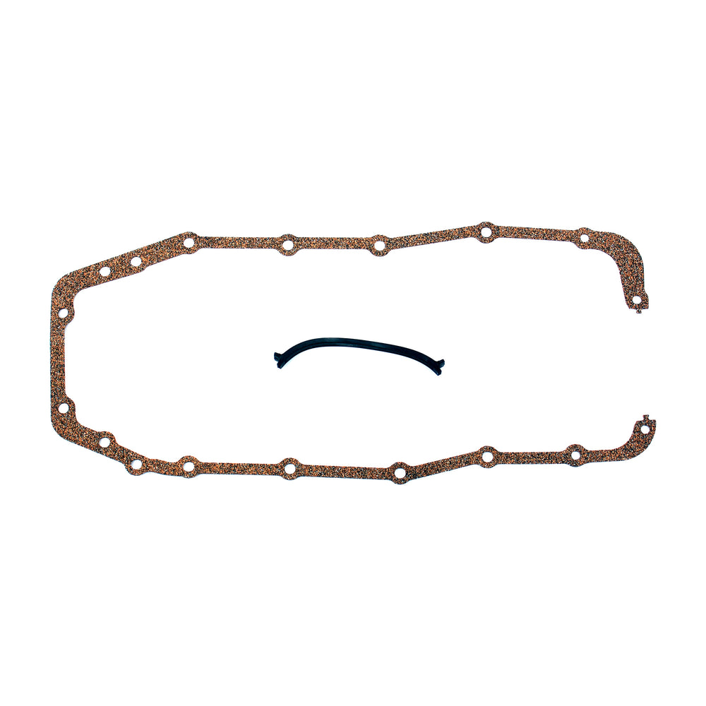 Buick Big Block V8 .125in Cork Oil Pan Gasket Kit, With End Seal