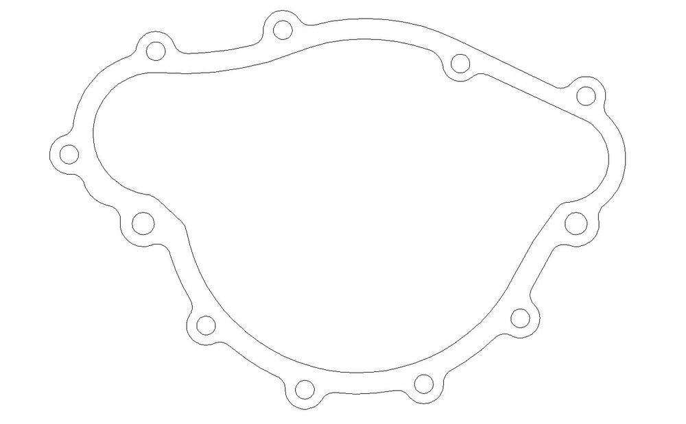 Pontiac 265/301/350/400/428/455 V8 .031in Fiber Water Pump Gasket