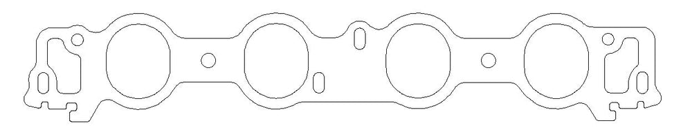 Ford 385 Series V8 .060in Fiber Intake Manifold Gasket, 2.240in x 2.260in Oval Ports