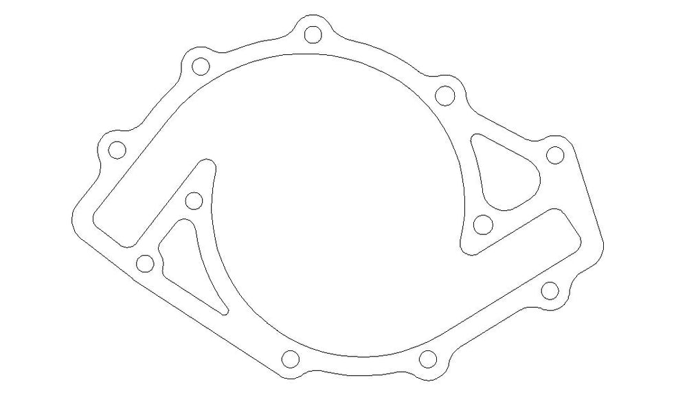 Ford 385 Series V8 .031in Fiber Water Pump Mounting Gasket