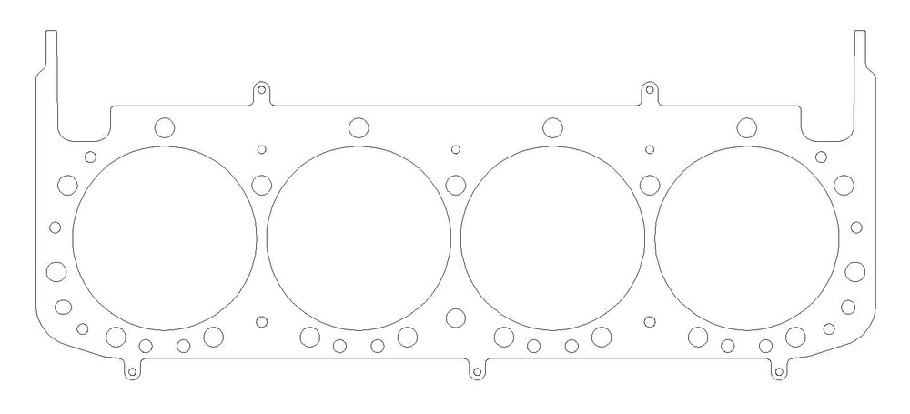 GM Dart/Brodix Small Block V8 .040in MLS Cylinder Head Gasket, 4.270in Bore, 4.500in Bore Center