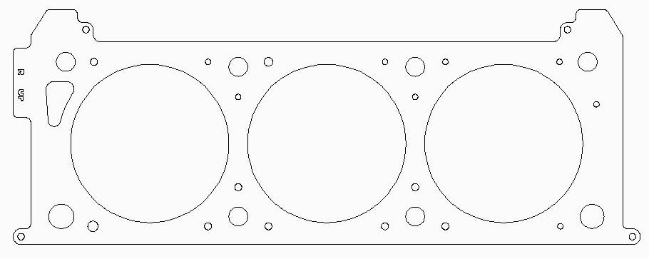 GM LGD/LZ4/LZ8/LZ9/LZE/LZG High Value .051in MLS Cylinder Head Gasket, 101mm Bore, RHS