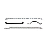 Chevrolet Mark-IV Big Block V8 Oil Pan Gasket Kit, Aftermarket Block - Bolt Holes Inline With Mains