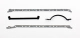 Chevrolet Mark-IV Big Block V8 Oil Pan Gasket Kit, Aftermarket Block - Bolt Holes Inline With Mains