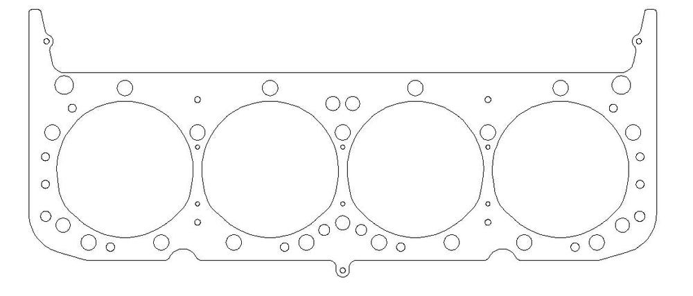 Chevrolet Gen-1 Small Block V8 .066in MLS Cylinder Head Gasket, 4.165in Bore, 18/23 Degree Head, Valve