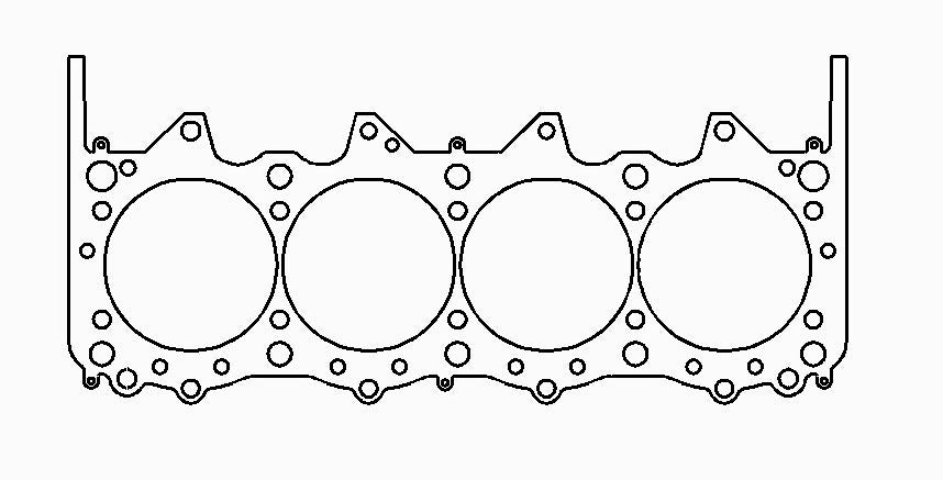 Ford 500 JC50 Pro Stock V8 .052in MLS Cylinder Head Gasket, 4.735in Bore, RHS