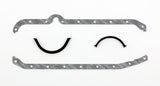Chevrolet Gen-1 Small Block V8 .094in Fiber Oil Pan Gasket Kit, Right Side Dipstick, Thick Front Seal