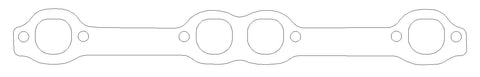 Chevrolet Gen-1 Small Block V8 .064in AM Exhaust Gasket Set, 1.500in x 1.470in Ports, 18 Degree Head