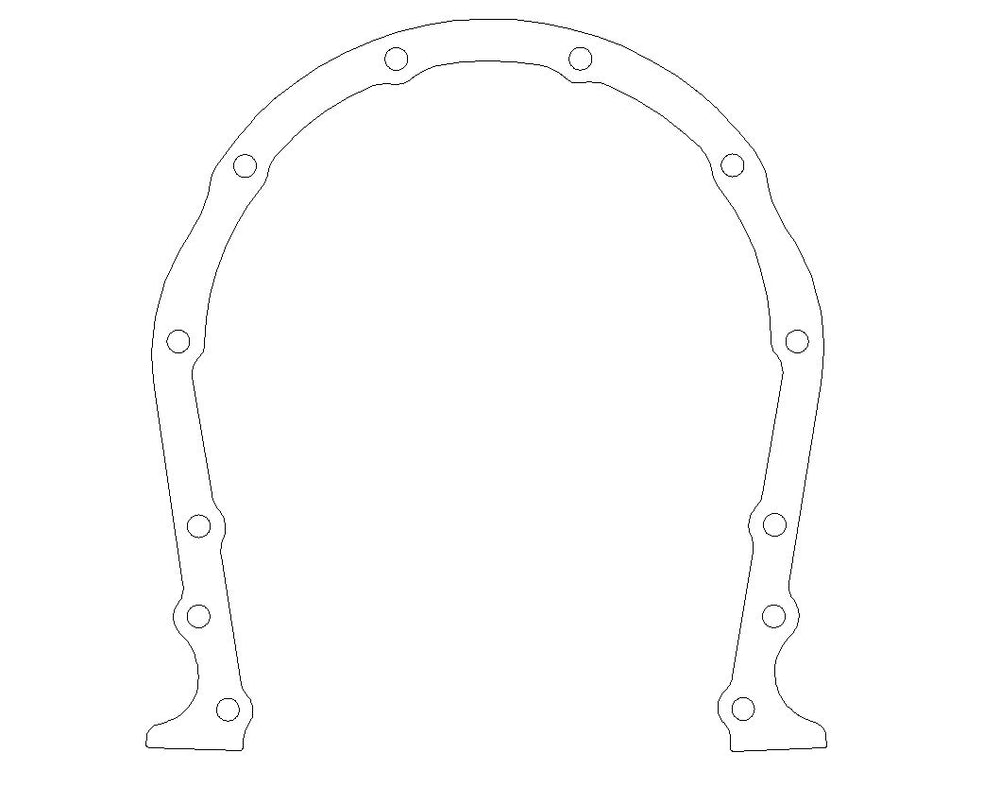 Chevrolet Mark-IV; GM Gen-V Big Block V8 .031in Fiber Timing Cover Gasket