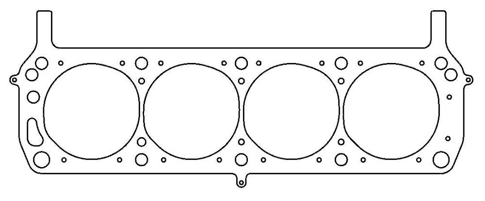 Ford 302/351W Windsor V8 .060in MLS Cylinder Head Gasket, 4.200in Bore, Valve Pocketed Bore, SVO/Yates
