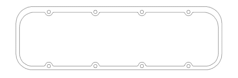 Chevrolet Gen-1 Small Block V8 .094in Fiber Valve Cover Gasket, Splayed Valve Head