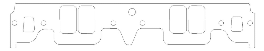 Chevrolet Gen-1 Small Block V8 .059in CFM Intake Manifold Gasket, Brodix WP247 Head