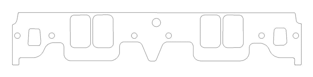 Chevrolet Gen-1 Small Block V8 .059in CFM Intake Manifold Gasket Set, Brodix WP262 Head