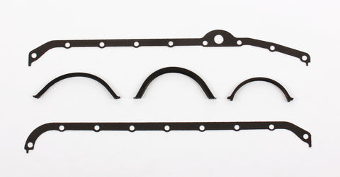 Chevrolet Gen-1 Small Block V8 .060in Oil Pan Gasket Kit, Left Side Dipstick, Clearanced for Stroker