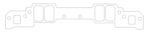 Chevrolet Gen-1 Small Block V8 .047in Fiber Intake Manifold Gasket Set, 1.350in x 2.250in Port, 18 Degr