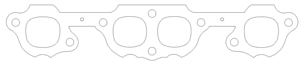 GM SB2.2 Small Block V8 .065in MLS Exhaust Manifold Gasket Set, 1.500in x 1.600in Ports