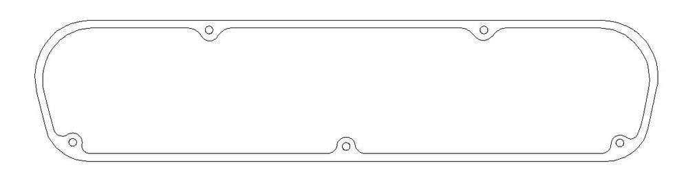 Chrysler W2/W5/W7/W9 Head V8 .094in Fiber Valve Cover Gasket