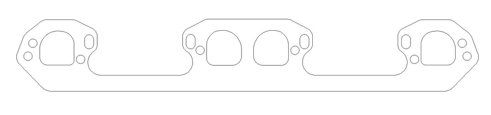 Chrysler R3 Block V8 .064in ArmorCore Exhaust Manifold Gasket Set, With W2 Heads