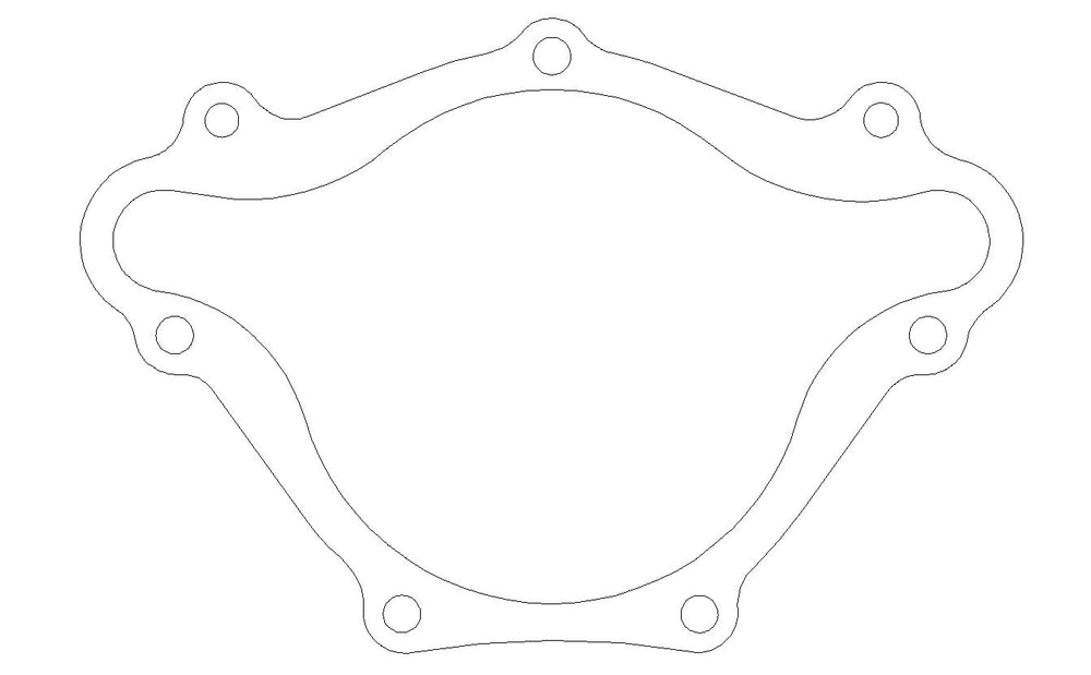 Chrysler R3 Block V8 .018in AFM Water Pump Gasket