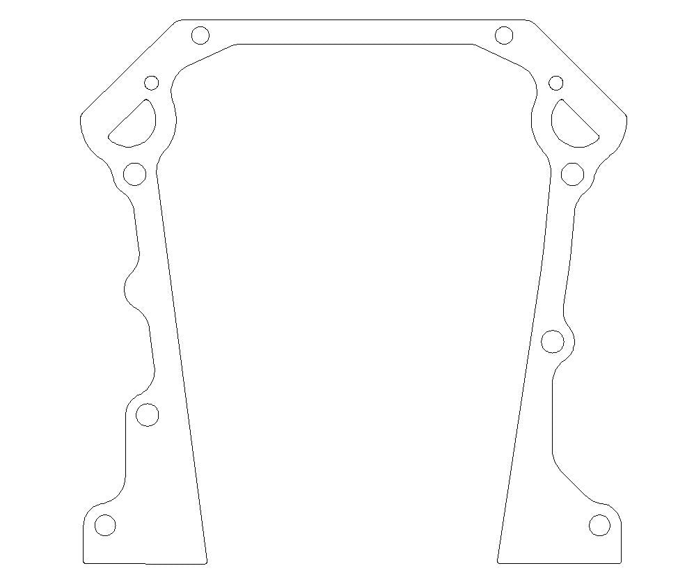 Chrysler R3 Race Block .018in AFM Timing Cover Gasket