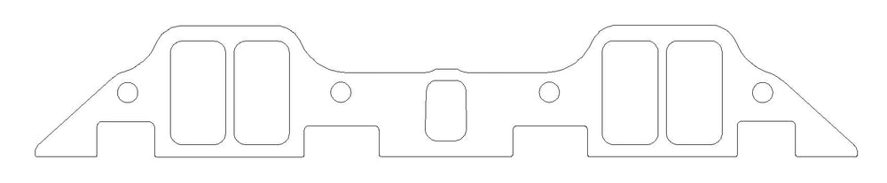Chrysler B/RB .060in Fiber Intake Manifold Gasket Set, Excluding Max Wedge Heads