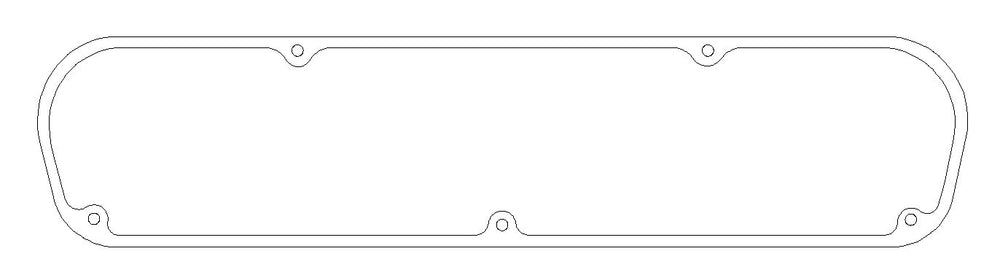 Chrysler LA V8 .125in Fiber Valve Cover Gasket