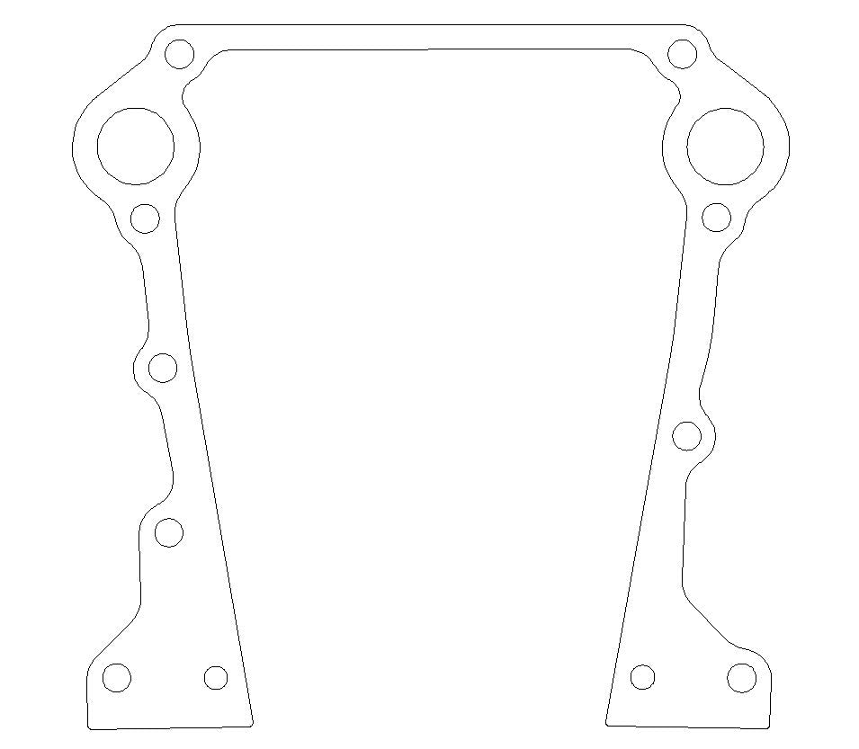 Chrysler LA .018in Fiber Timing Cover Gasket