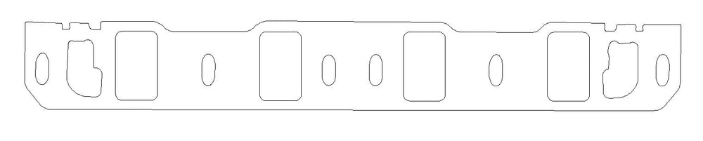 Ford Windsor .060in Fiber Intake Manifold Gasket Set,  Ford Racing N351 Sportsman Cylinder Head M-604