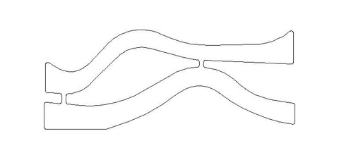 Ford Windsor .060in Fiber Intake End Seals Kit,  Ford Racing N351 Sportsman Cylinder Head M-6049-N351