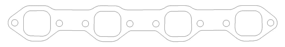 Ford Windsor V8 .064in ArmorCore Exhaust Manifold Gasket Set,  Ford Racing N351 Sportsman Cylinder He