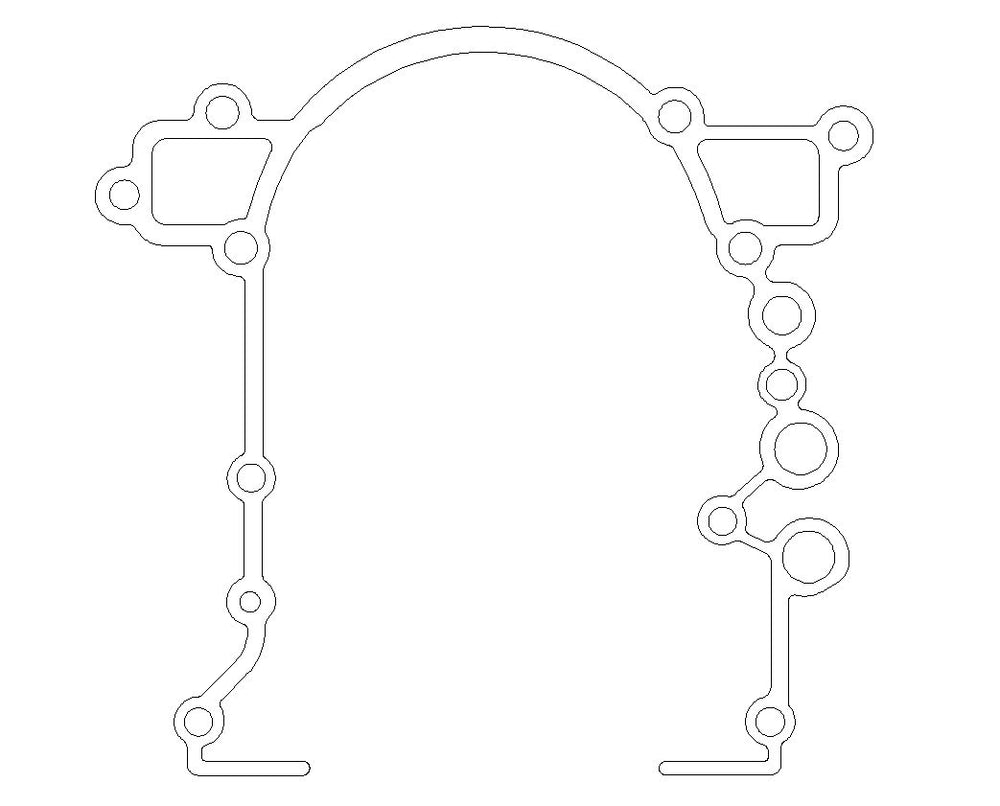 Buick LC4/LC9/LD5 V6 .031in Fiber Timing Cover Gasket, Fits Stock/Stage I/ Stage II