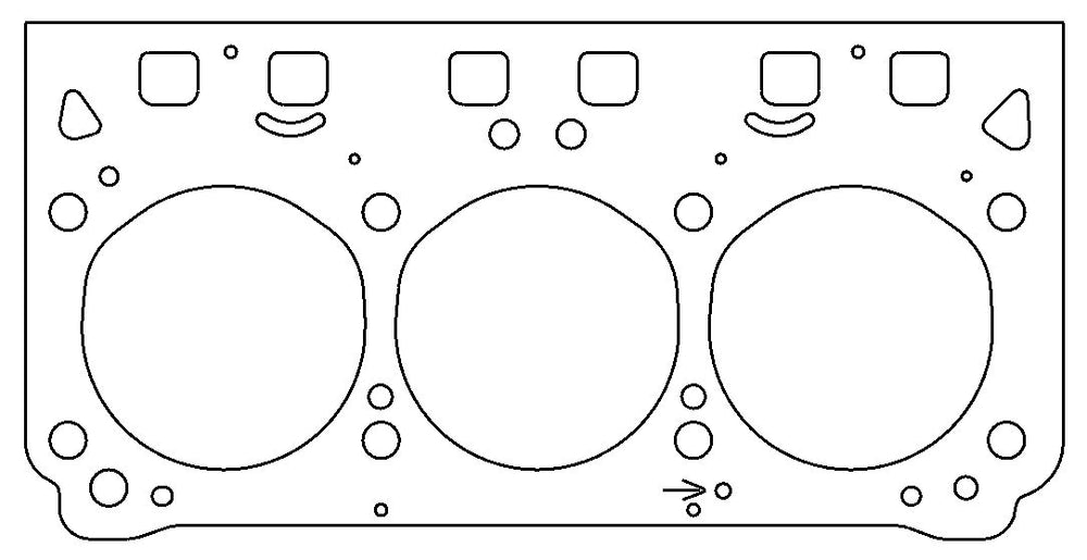 Buick 3800 Series II/III V6 .120in MLS Cylinder Head Gasket, 3.840in Bore, RHS
