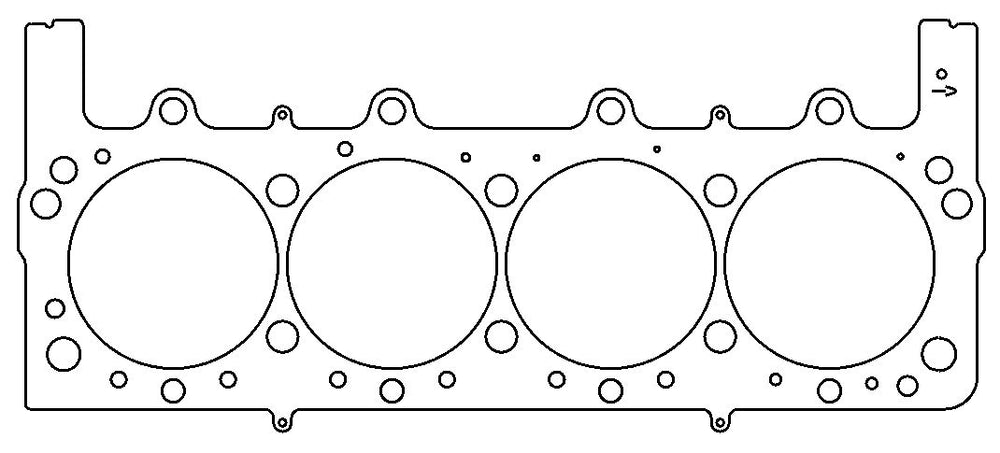 Ford 460 Pro Stock V8 .056in MLS Cylinder Head Gasket, 4.685in Bore, A500 Block, RHS