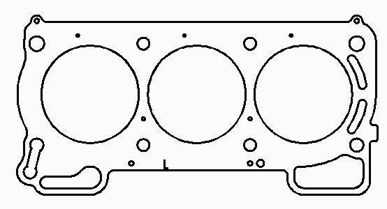 Subaru EZ30D mk I .040in MLS Cylinder Head Gasket, 90mm Bore, LHS
