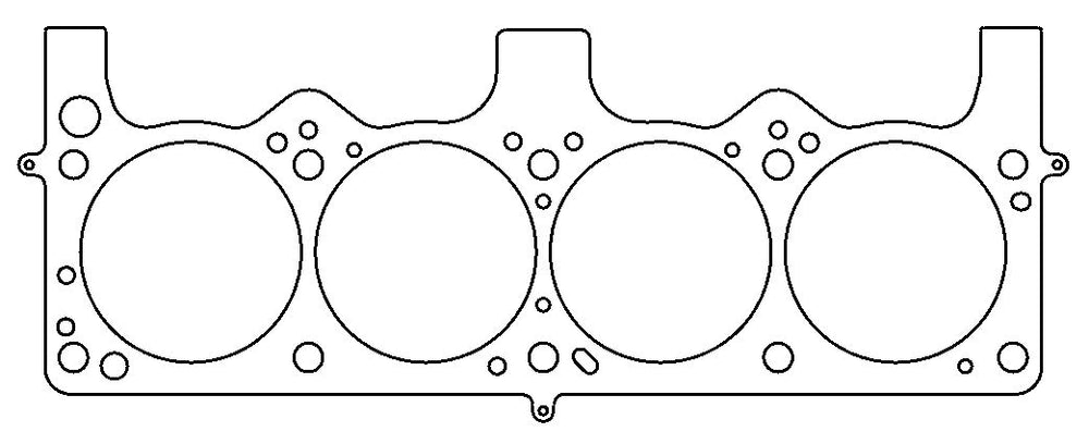 Chrysler LA V8 .040in MLS Cylinder Head Gasket, 4.125in Bore, With 318 A Head