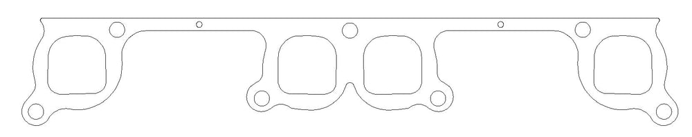 Chevrolet Gen-1 Small Block V8 .030in MLS Exhaust Manifold Gasket Set, Brodix 12 x 12 Head/Weld Tech