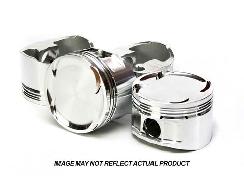 CP Carrillo Pistons For Small Block Chevy Flat Top -6.83cc All 23 Heads 4.035 Bore¸3.480 stroke¸ 5.700 rod 9.8 to 1 comp with a 64cc head