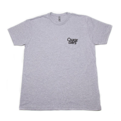 Chase Bays Pocket Tee Shirt - Gray