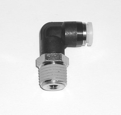 DEDENBEAR 1/4" OD QUICK DISCONNECT TO 1/4" NPT THREAD, NICKEL PLATED BRASS