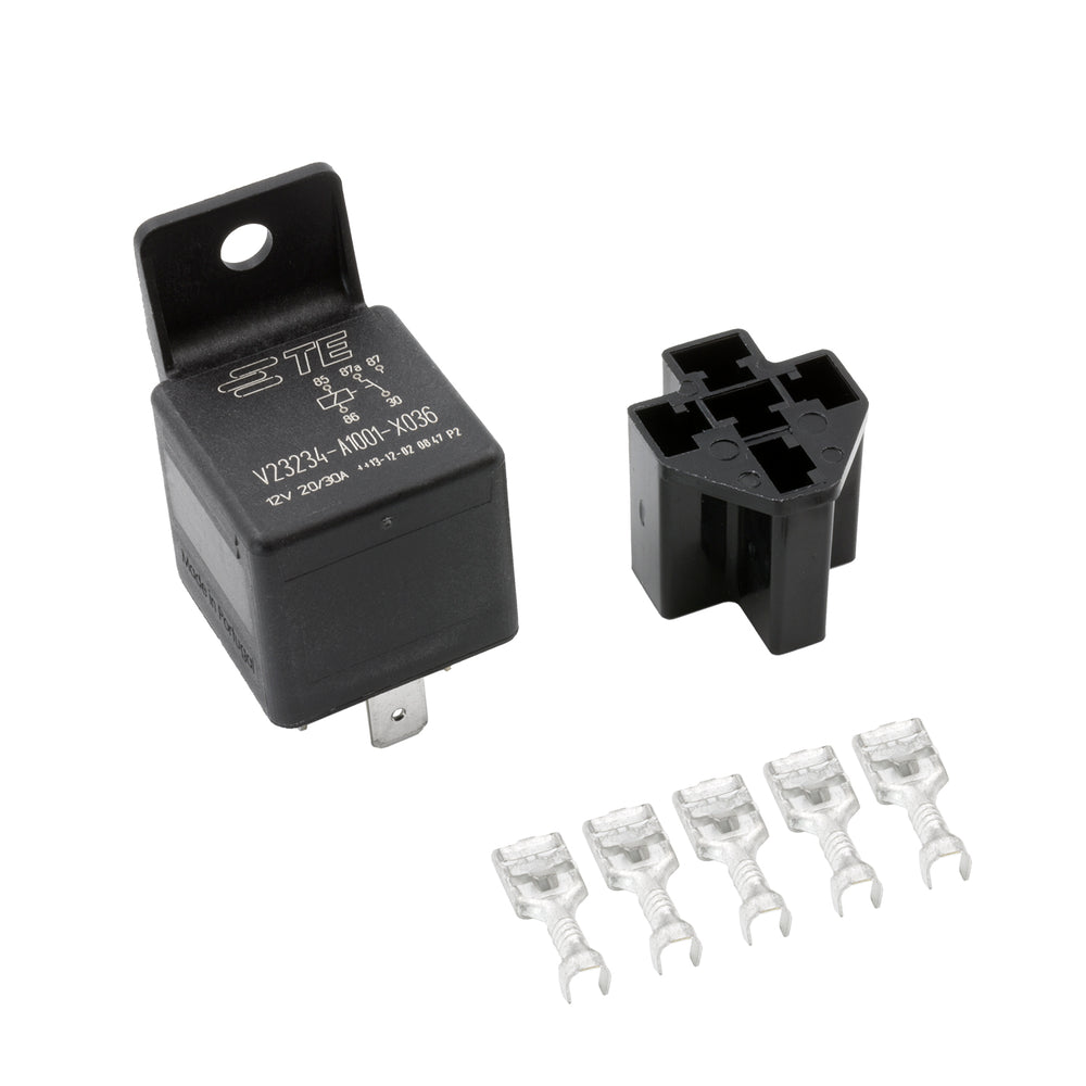 DEDENBEAR HIGH POWER 30 AMP RELAY WITH MOUNTING BRACKET AND TERMINALS